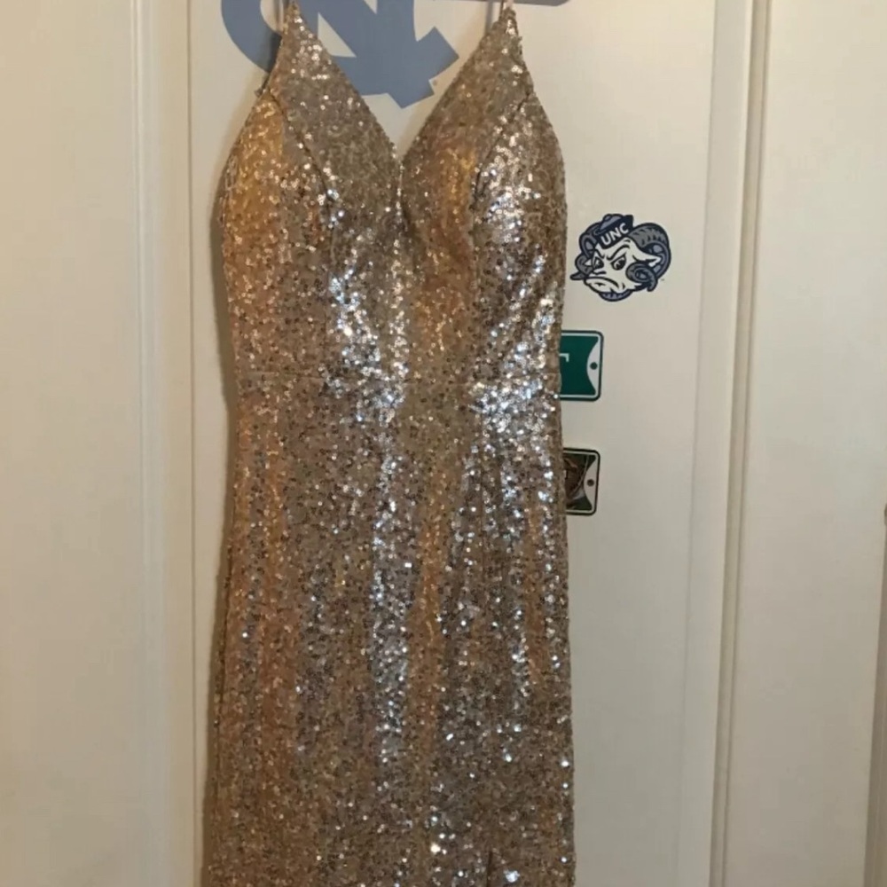 Gold Sequined Dress size 0-2